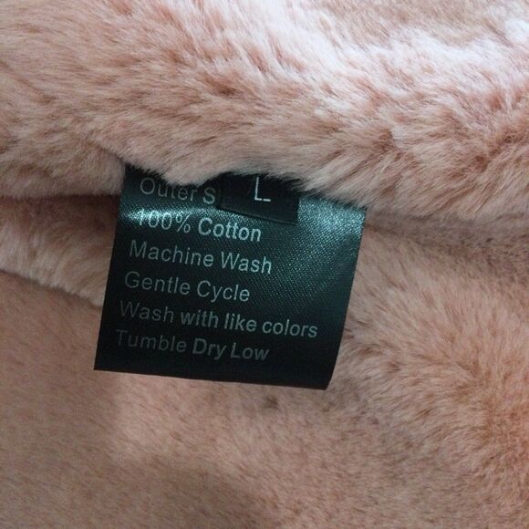 A+K Jacket Parka Women’s Size L Green Pink Removable Faux Fur Lining & Hood - Picture 5 of 12